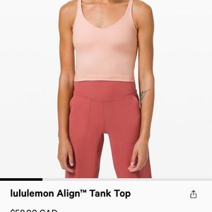 Lululemon align tank top